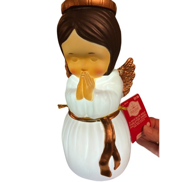 Holiday Time 11 Inch Blow Mold Tabletop Angel - Picture 12 of 13